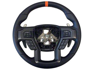 Ford Performance Steering Wheel Kit; Orange Sightline (15-18 F-150)