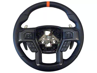 Ford Performance Steering Wheel Kit; Orange Sightline (15-18 F-150)