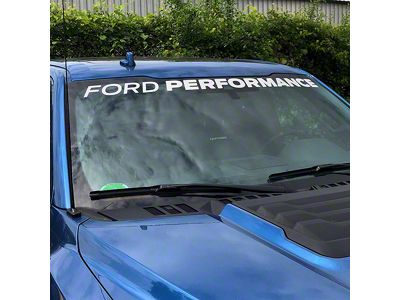Ford Performance Windshield Banner; White (09-20 F-150)