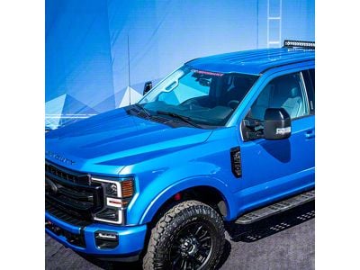 Ford Performance Windshield Banner; White/Red (21-25 F-150)