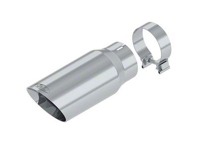 Ford Performance Exhaust Tip; 4.50-Inch; Chrome (17-25 6.2L, 7.3L F-250 Super Duty)