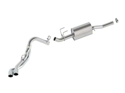 Ford Performance Sport Single Exhaust System with Chrome Tips; Side Exit (23-26 7.3L F-250 Super Duty SuperCrew w/ 6-3/4-Foot Bed)
