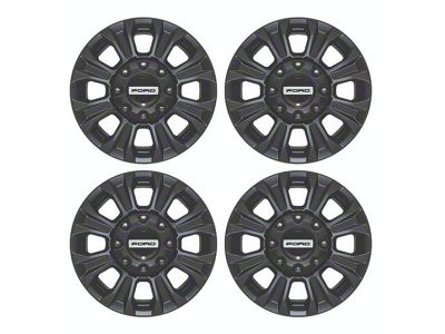 Ford Performance Tremor Matte Black 8-Lug 4-Wheel Kit; 18x8; 40mm Offset (17-22 F-250 Super Duty)