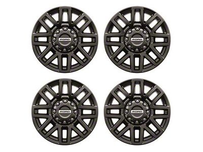 Ford Performance Lariat Sport Gloss Black 8-Lug 4-Wheel Kit with TPMS Sensors; 20x8; 40mm Offset (17-22 F-350 Super Duty SRW)