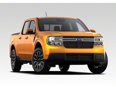 Ford Performance Lariat Black Package LED Headlights; Chrome Housing; Smoked Lens (22-24 Maverick)