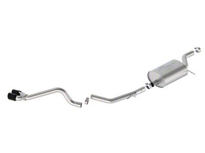 Ford Performance Sport Single Exhaust System with Black Chrome Tips; Side Exit (22-26 2.0L EcoBoost Maverick)