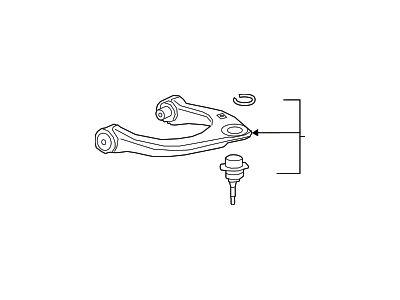 Ford Front Upper Control Arm; Driver Side (19-24 4WD Ranger, Excluding Raptor)