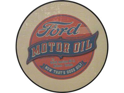 Ford Motor Oil Small Pub Sign