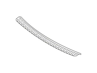 Ford Front Bumper Step Pad; Black (11-16 F-250 Super Duty)