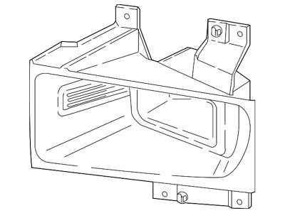 Ford LED Fog Light; Passenger Side (17-22 F-250 Super Duty)