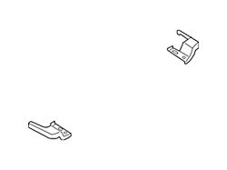 Ford Rear Bumper Step Pad Ends (17-22 F-250 Super Duty)