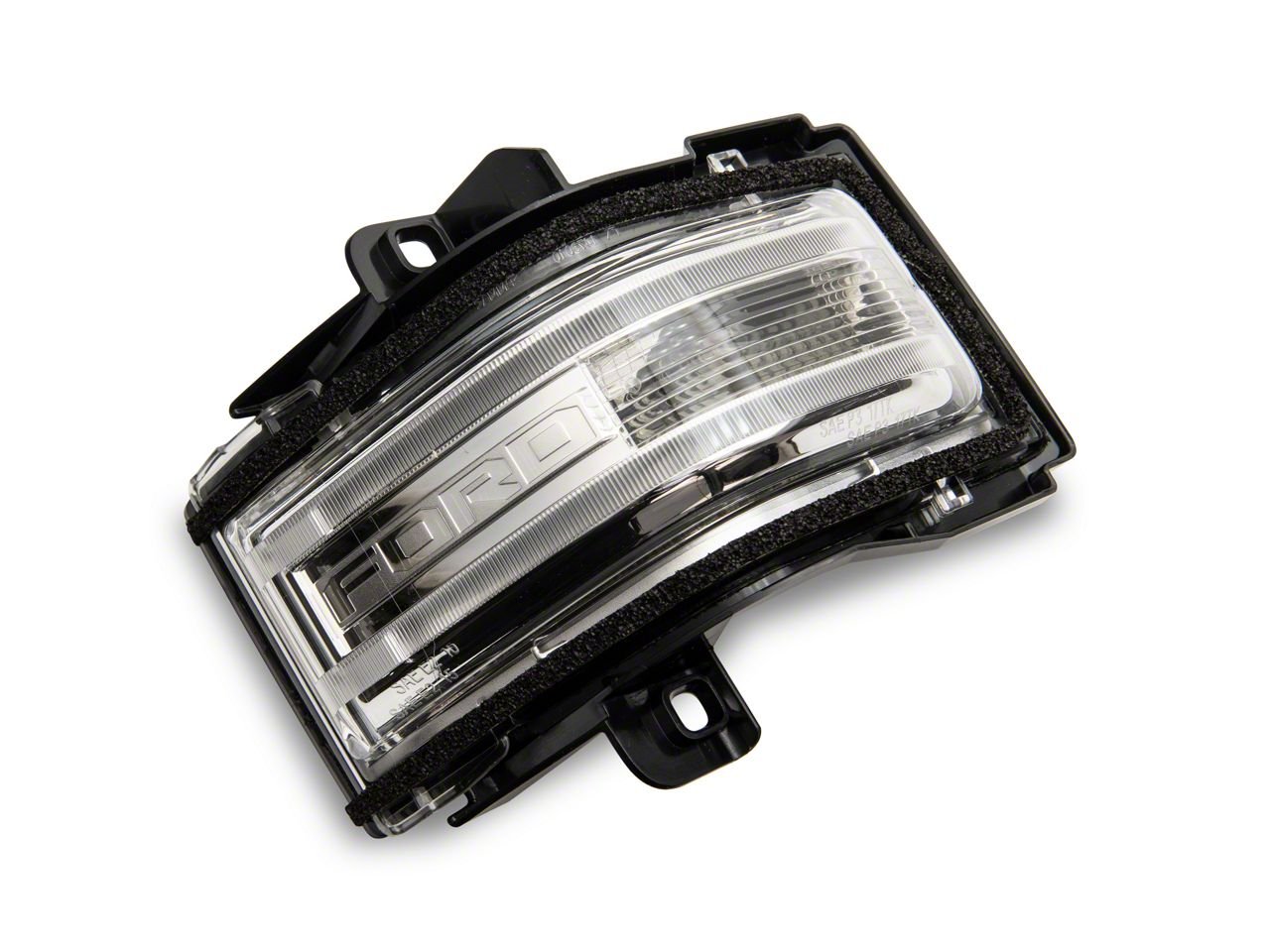 Ford F250 Super Duty Towing Mirror Turn Signal Light; Passenger Side