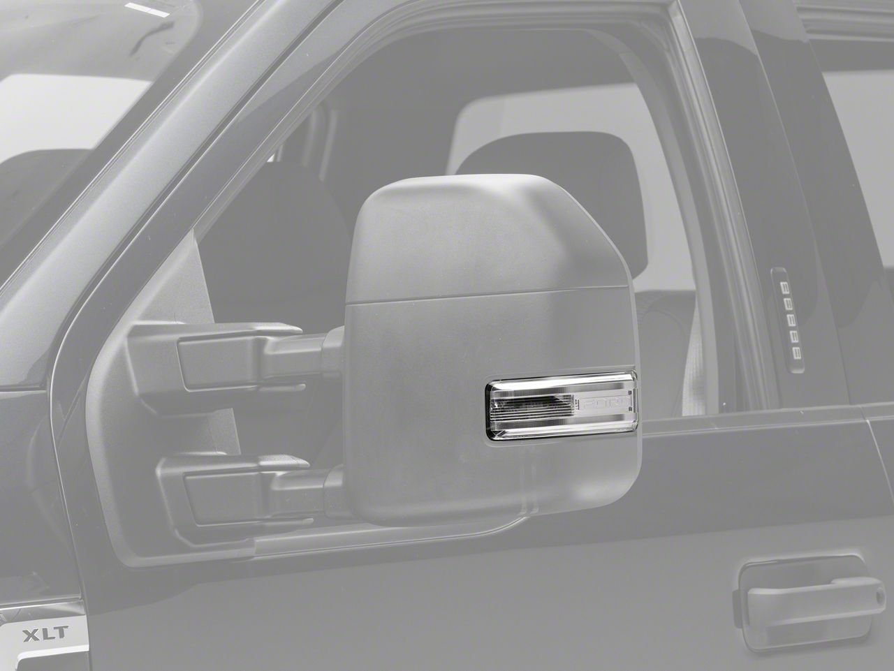 Ford F-250 Super Duty Towing Mirror Turn Signal Light Only; Driver 