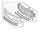 Ford Upper Replacement Grille; Chrome (17-19 F-250 Super Duty)