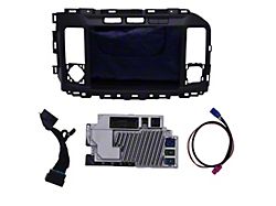FordSync4 8 to 12-Inch Sync4 Touchscreen Upgrade Kit; Black Trim (23-26 F-250 Super Duty w/ Full-Through Center Console)
