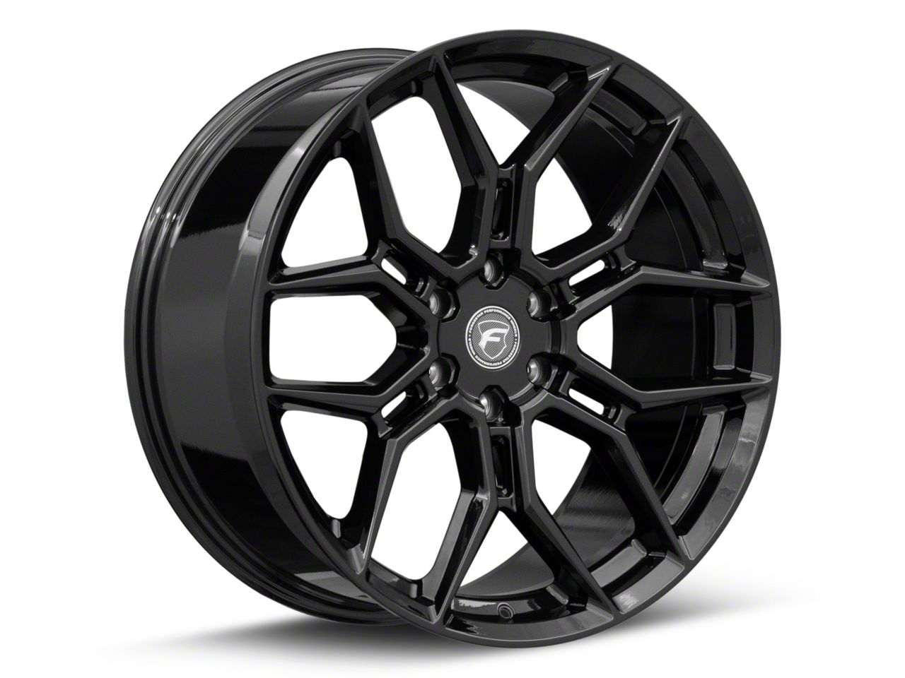 Forgestar F-150 X12 Gloss Black 6-Lug Wheel; 22x10; 30mm Offset