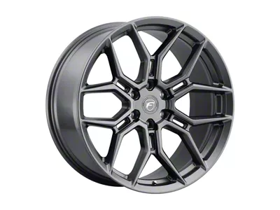 Forgestar X12 Satin Anthracite 6-Lug Wheel; 22x10; 30mm Offset (99-06 Silverado 1500)
