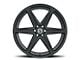 Forgestar X6 Satin Black 6-Lug Wheel; 24x10; 25mm Offset (21-24 F-150)