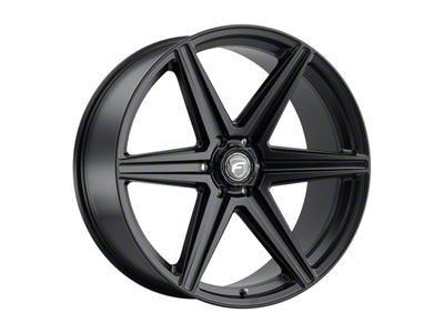 Forgestar X6 Satin Black 6-Lug Wheel; 24x10; 25mm Offset (24-25 Ranger)