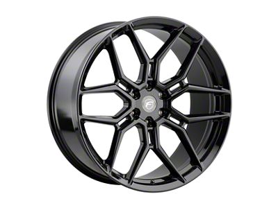 Forgestar X12 Gloss Black 6-Lug Wheel; 24x10; 30mm Offset (19-25 Sierra 1500)