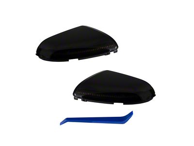Form Lighting LED Mirror Lights; Smoked (09-18 RAM 1500)