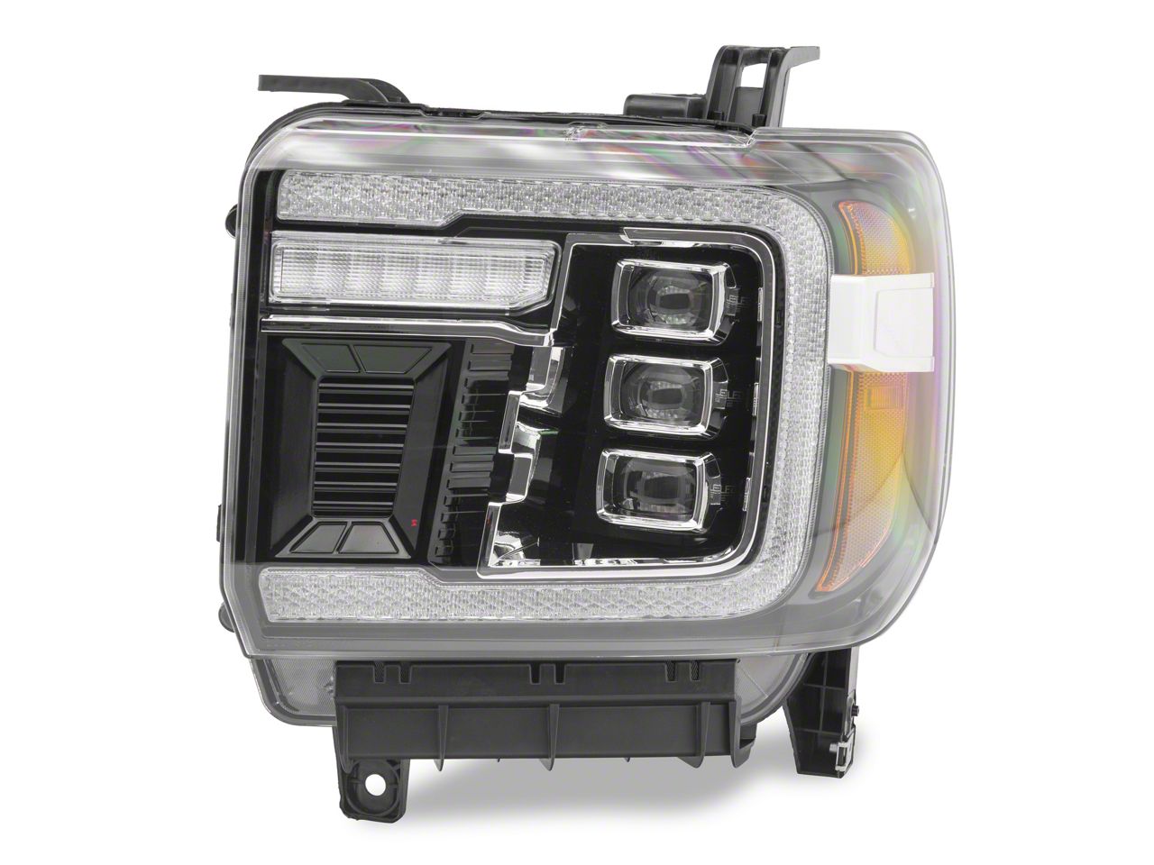 Form Lighting FL0011 LED Reflector Headlights For 2014-2018 GMC Sierra 1500 – Black Housing Pair