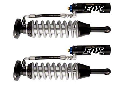 FOX Factory Race Series 2.5 Front Coil-Over Reservoir Shocks with DSC Adjuster for 3-Inch Lift (07-18 Sierra 1500 w/o Magnetic Suspension)