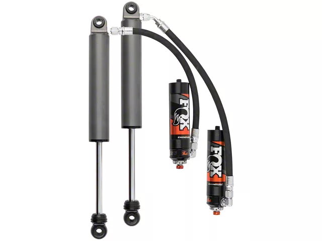 FOX Performance Elite Series 2.5 Adjustable Rear Reservoir Shocks for 0 to 2-Inch Lift (19-24 Sierra 1500 AT4)