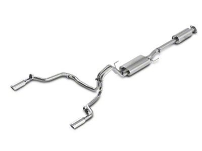 Ford Performance Touring Dual Exhaust System with Chrome Tips; Rear Exit (15-20 5.0L F-150)