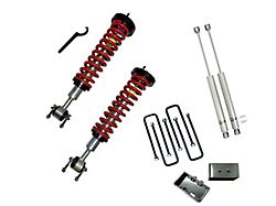 Freedom Offroad 1 to 4-Inch Adjustable Front Coil-Overs with 3-Inch Rear Lift Blocks and Shocks (14-20 F-150, Excluding Raptor)