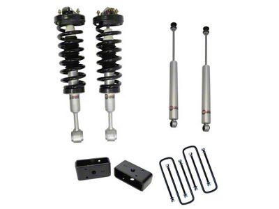 Freedom Offroad 2-Inch Front Lift Struts with 2-Inch Rear Lift Blocks and Shocks (04-08 2WD F-150)