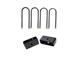 Freedom Offroad 2-Inch Rear Lift Blocks with Extended U-Bolts (21-25 F-150, Excluding Raptor)