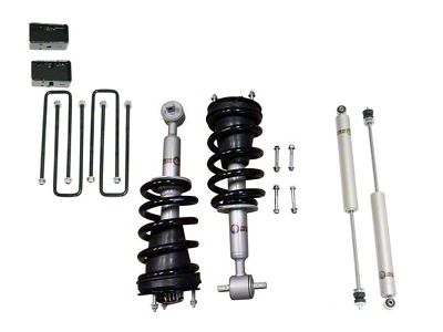Freedom Offroad 3-Inch Front Lift Struts with Rear Lift Blocks and Shocks (04-08 4WD F-150)