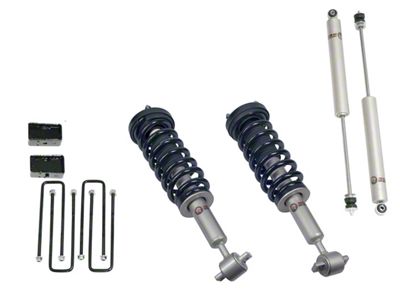 Freedom Offroad 3-Inch Front Lift Struts with Rear Lift Blocks and Shocks (14-20 4WD F-150, Excluding Raptor)