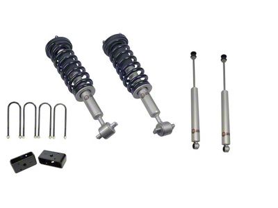 Freedom Offroad 3.50-Inch Front Lift Struts with 3-Inch Rear Lift Blocks and Shocks (21-25 4WD F-150, Excluding Raptor)