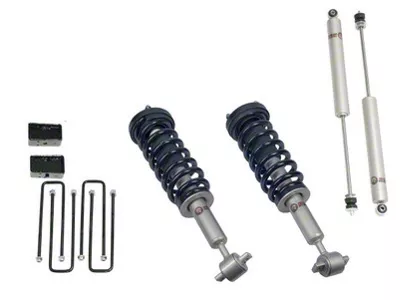 Freedom Offroad 3.50-Inch Front Lift Struts with 3-Inch Rear Lift Blocks and Shocks (14-20 4WD F-150, Excluding Raptor)