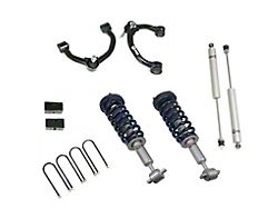 Freedom Offroad 3.50-Inch Front Lift Struts with Front Upper Control Arms, 3-Inch Rear Lift Blocks and Shocks (21-25 4WD F-150, Excluding Raptor)