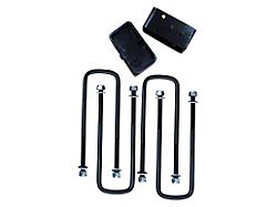 Freedom Offroad 3-Inch Steel Rear Lift Blocks with Extended U-Bolts (03-10 RAM 1500)