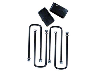 Freedom Offroad 3-Inch Steel Rear Lift Blocks with Extended U-Bolts (03-10 RAM 1500)
