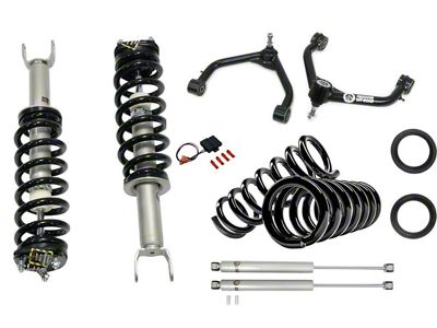 Freedom Offroad 3.50-Inch Front / 3-Inch Rear Air Suspension Conversion Lift Kit with Front Upper Control Arms (13-18 RAM 1500 w/ Air Ride, Excluding Rebel)