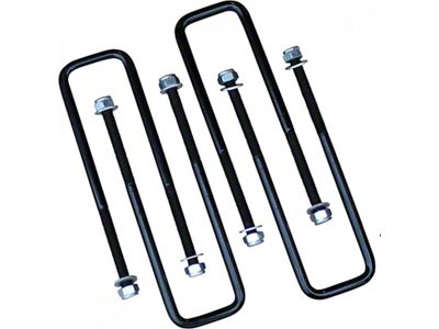 Freedom Offroad Square U-Bolts for 2.50-Inch Wide Leaf Springs; 10.50-Inch Long (03-10 RAM 1500)