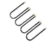 Freedom Offroad Square U-Bolts for 3.50-Inch Wide Leaf Springs (03-12 RAM 2500)
