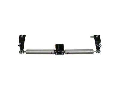 Freedom Offroad Dual Steering Stabilizer for 2+ Inch Lift (03-12 4WD RAM 3500)
