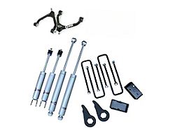 Freedom Offroad 1 to 3-Inch Front Torsion Key Leveling Kit with Control Arms and Shocks (99-06 4WD Sierra 1500)