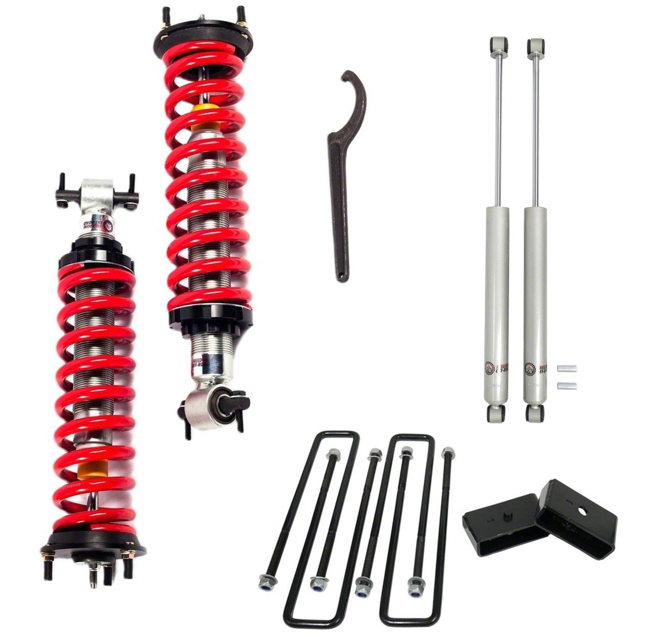 Freedom Offroad Sierra 1500 1 to 4-Inch Adjustable Front Coil-Overs ...