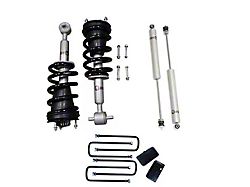 Freedom Offroad 2.50-Inch Front Lift Struts with 2-Inch Rear Lift Blocks and Shocks (07-18 Sierra 1500, Excluding 14-18 Denali)