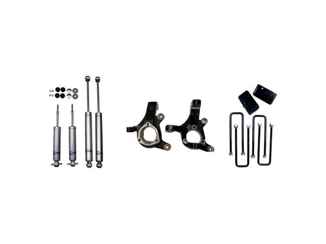 Freedom Offroad 3-Inch Front Lift Spindles with 2-Inch Rear Lift Blocks (99-06 Sierra 1500)