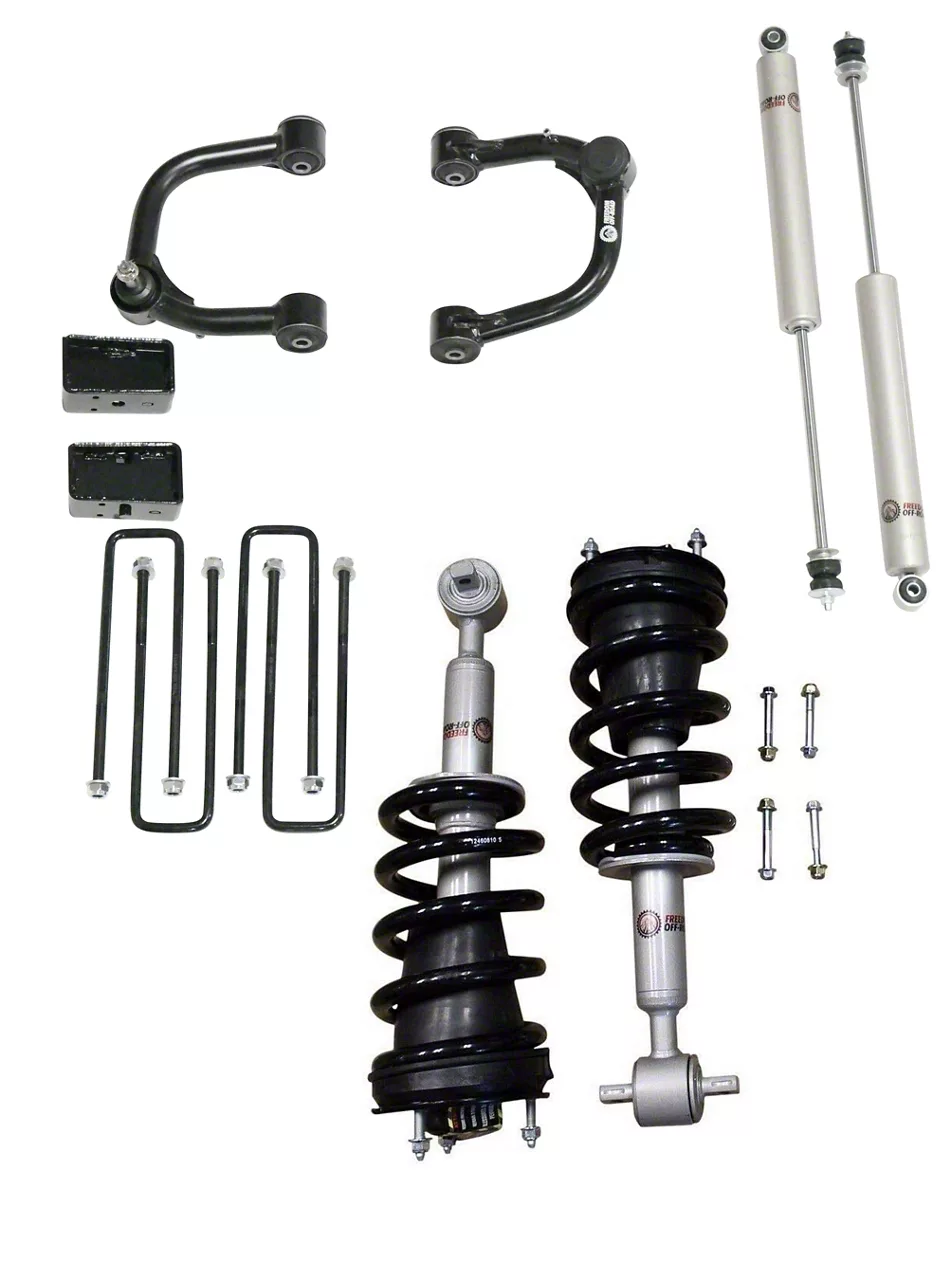 Freedom Offroad Sierra 1500 3Inch Front Lift Struts with Front Upper