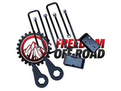 Freedom Offroad 1 to 3-Inch Front Torsion Key Leveling Kit (07-10 Sierra 2500 HD)