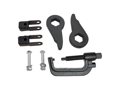 Freedom Offroad 1 to 3-Inch Leveling Kit Torsion Keys with Install Tool and Shock Extenders (99-06 Silverado 1500)